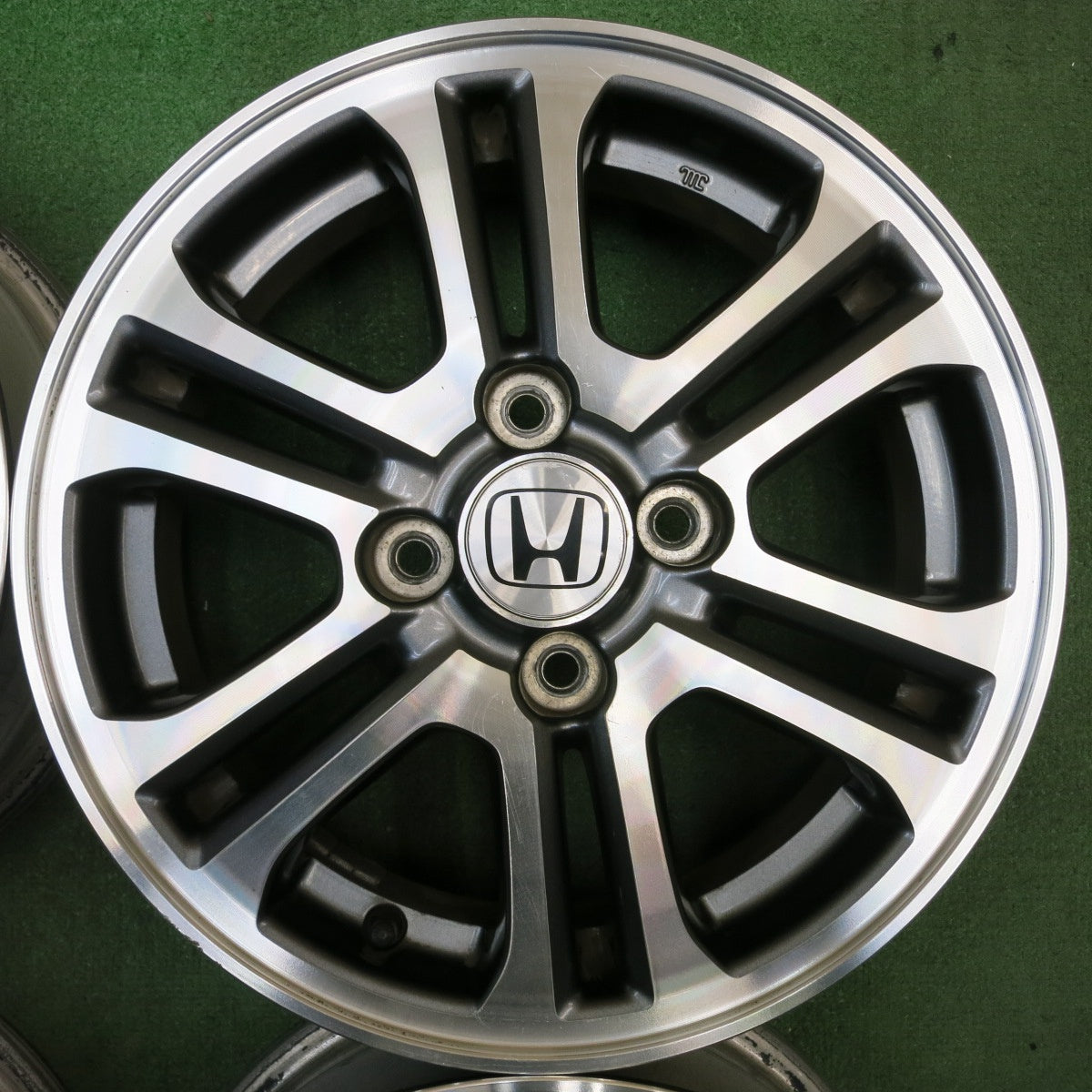 キレイ★ホンダ JF1 JF2 N-BOX 純正 ホイール 14インチ 14×4.5J NBOX Nボックス PCD100/4H★6062405HAホ