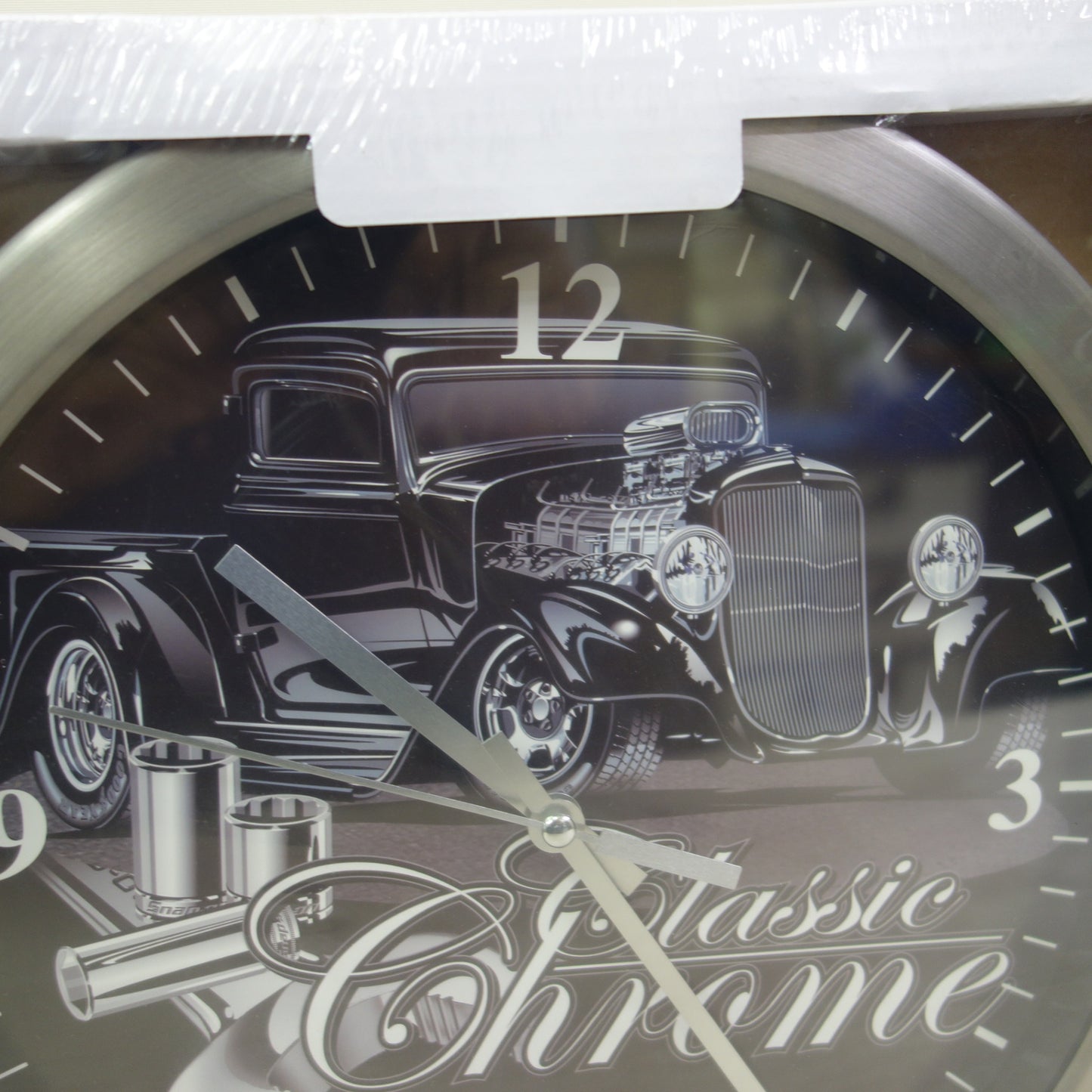 [送料無料] 未使用☆Snap-on Classic Chrome アナログ 壁掛け クロック 時計 スナップオン☆
