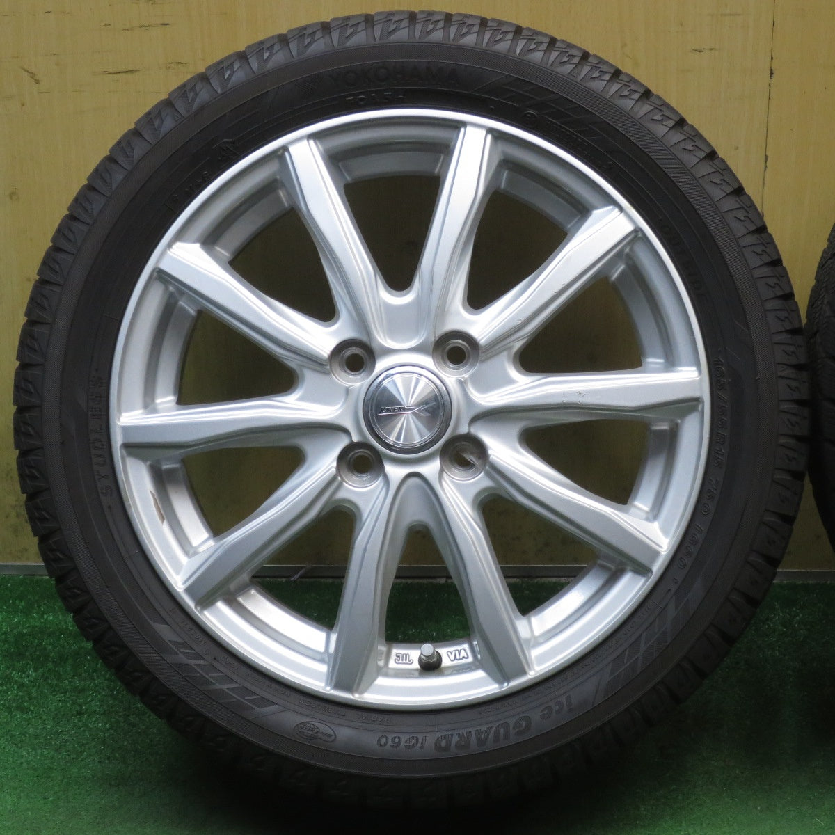 バリ溝！キレイ！9.5分◎ホンダ S660 165/55R15 195/45R16 スタッドレス ヨコハマ アイスガード iG60 JOKER ジョーカー 15インチ 16インチ PCD100/4H◎6101202NJス