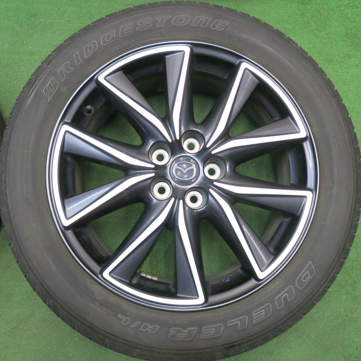 4本価格！23年★マツダ CX-5 純正 225/55R19 ブリヂストン デューラー H/L 850 19インチ CX5 PCD114.3/5H★6050205HAノ