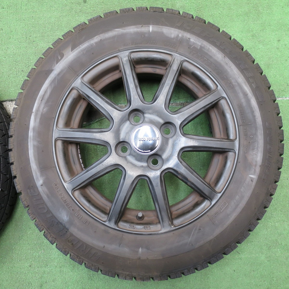 4本価格★スタッドレス 175/70R14 ブリヂストン アイスパートナー2 ECO FORME CRS131 エコフォルム 14インチ PCD100/4H★5082201NJス