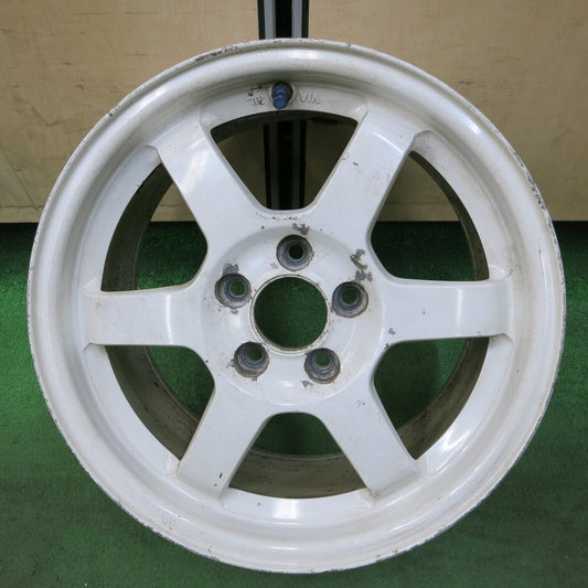 [送料無料] 1本価格★RAYS VOLK RACING TE37 ホイール 15インチ 15×7.5J レイズ ボルクレーシング レガシィ 等 PCD100/5H★5030705ナホ