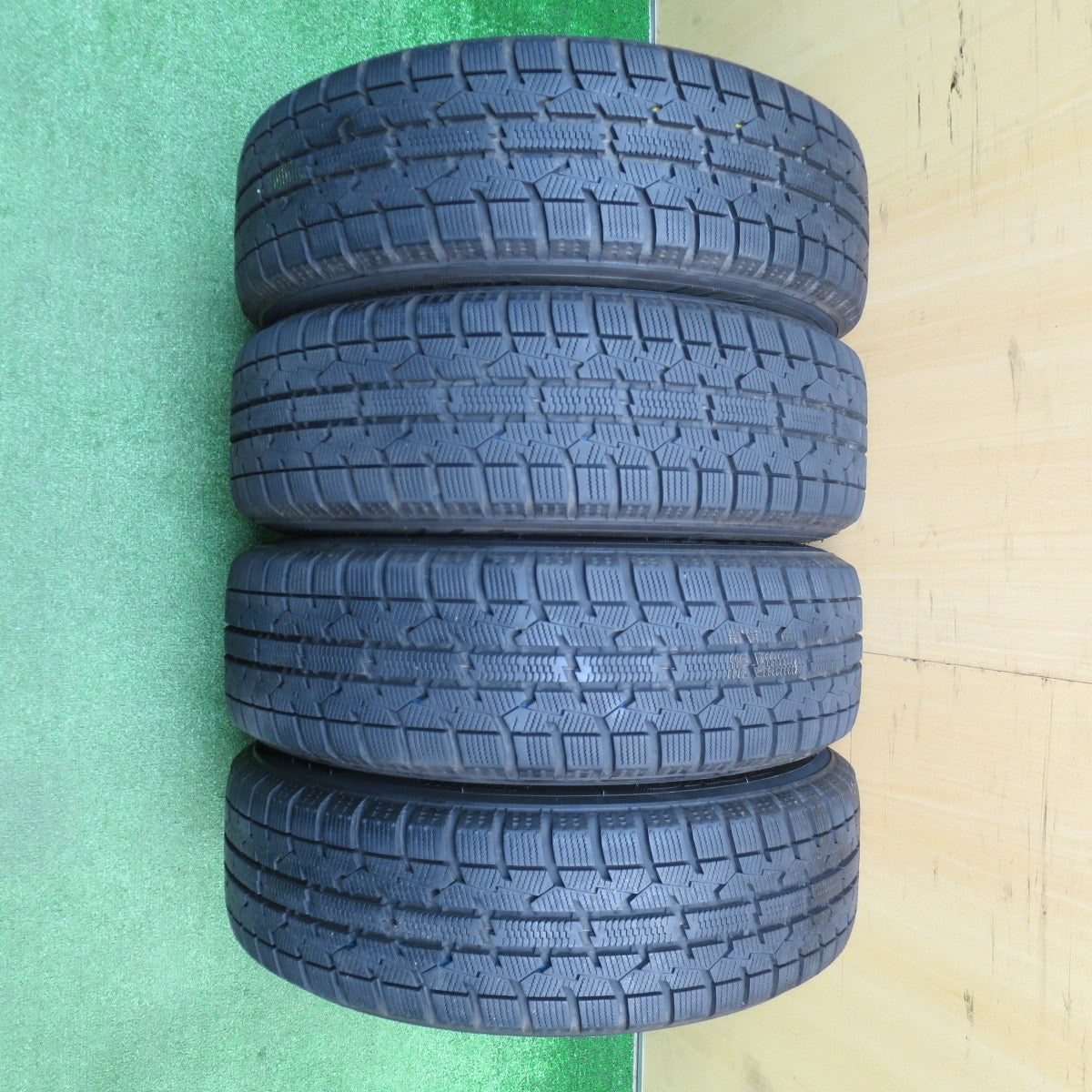 バリ溝！21年！キレイ！ほぼ10分★スタッドレス 165/65R14 トーヨー オブザーブ ガリット GIZ ravrion RM01 ラブリオン 14インチ ソリオ アトレー 等 PCD100/4H★5110708NJス