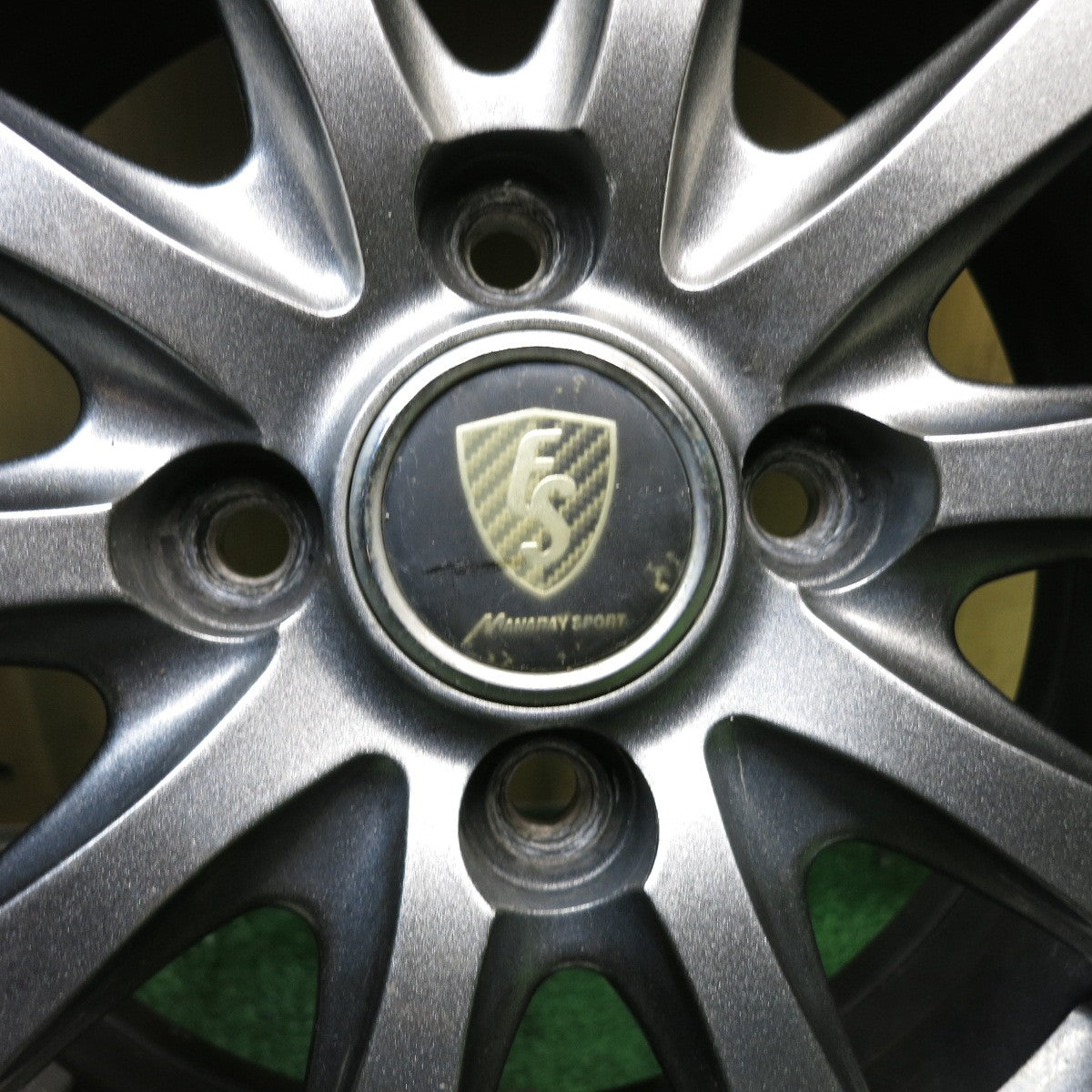 バリ溝！25年！9.5分◎スタッドレス 165/70R14 ブリヂストン ブリザック VRX3 MANARAY SPORT マナレイ スポーツ 14インチ PCD100/4H◎6080401AKス