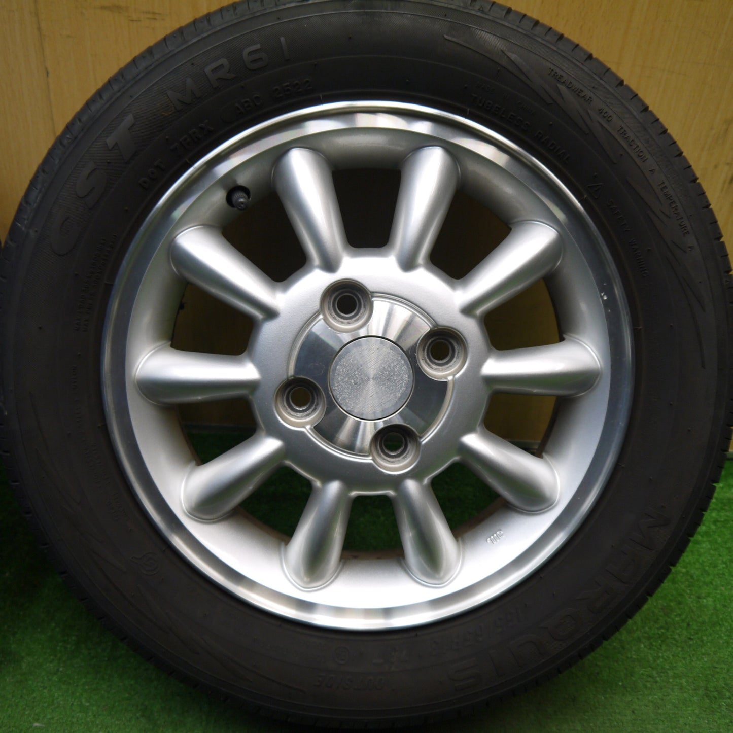 4本価格！22年★スズキ ラパン 純正 155/65R13 マーキス CST MR61 13インチ PCD100/4H★5051205Hノ