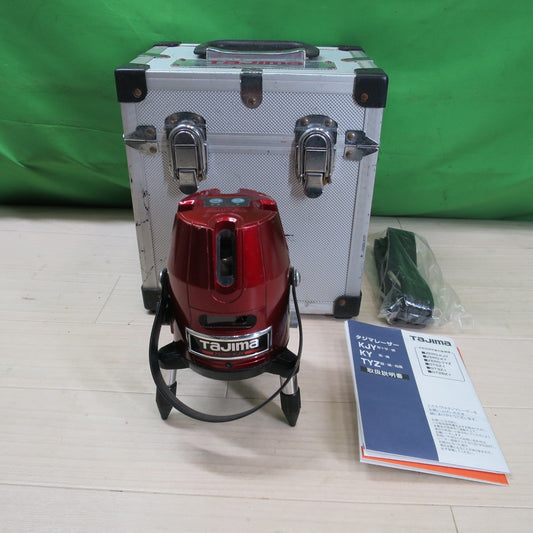 [送料無料] ☆Tajima タジマ レーザー 墨出し器 ZERO-KJY 矩十字・横 墨出器 現状品☆