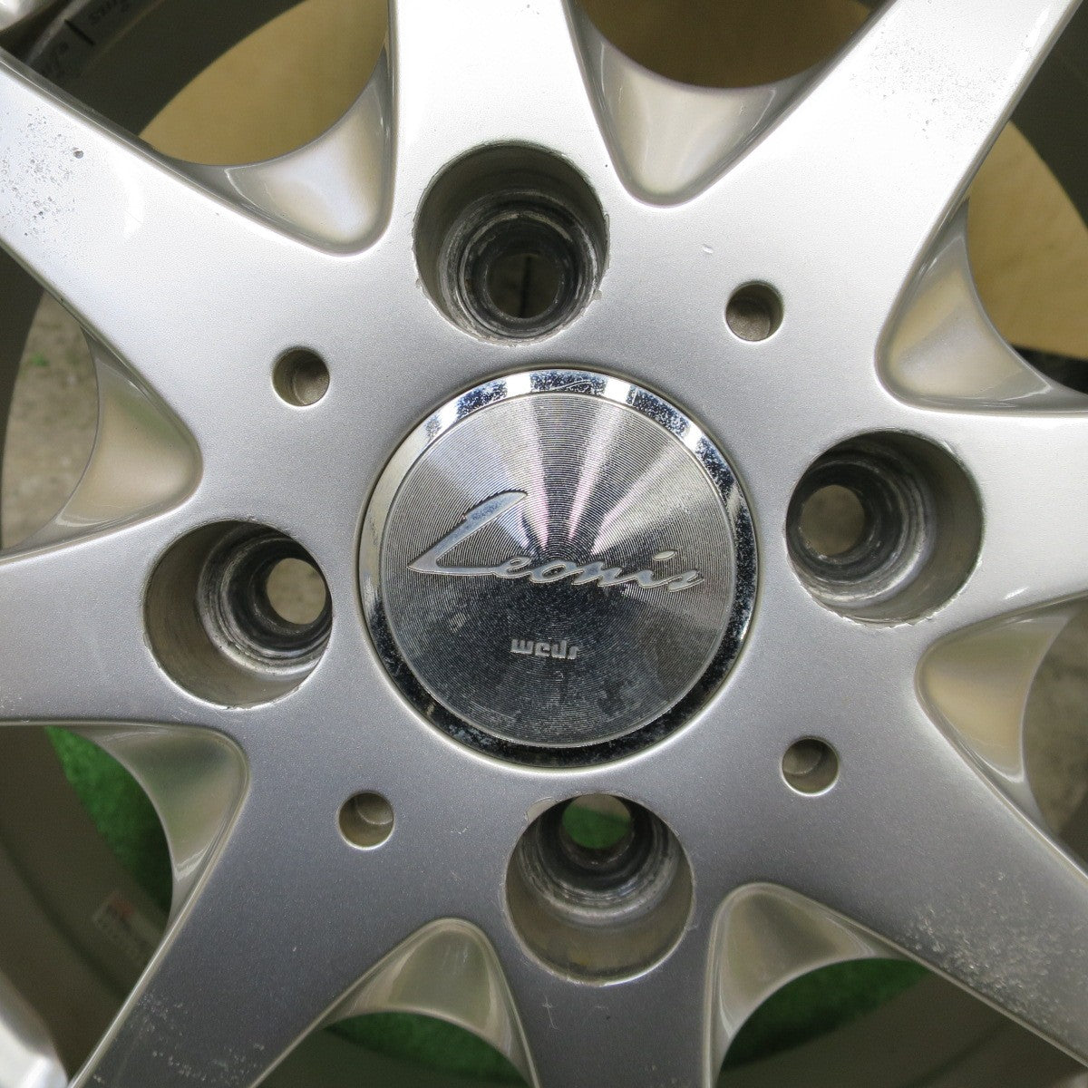4本価格★Leonis weds H032 14インチ ホイール レオニス ウェッズ 14×5J PCD100/4H★6051502NGホ