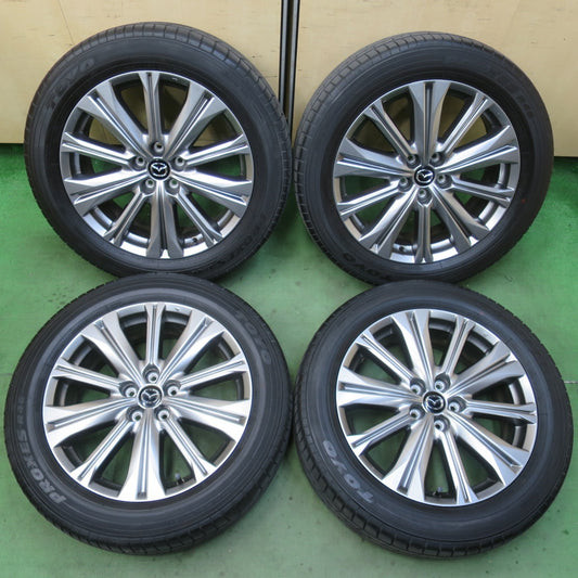 バリ溝！22年！キレイ！9.5分★マツダ CX-5 純正 225/55R19 トーヨー プロクセス R46 19インチ CX5 PCD114.3/5H★6021014イノ
