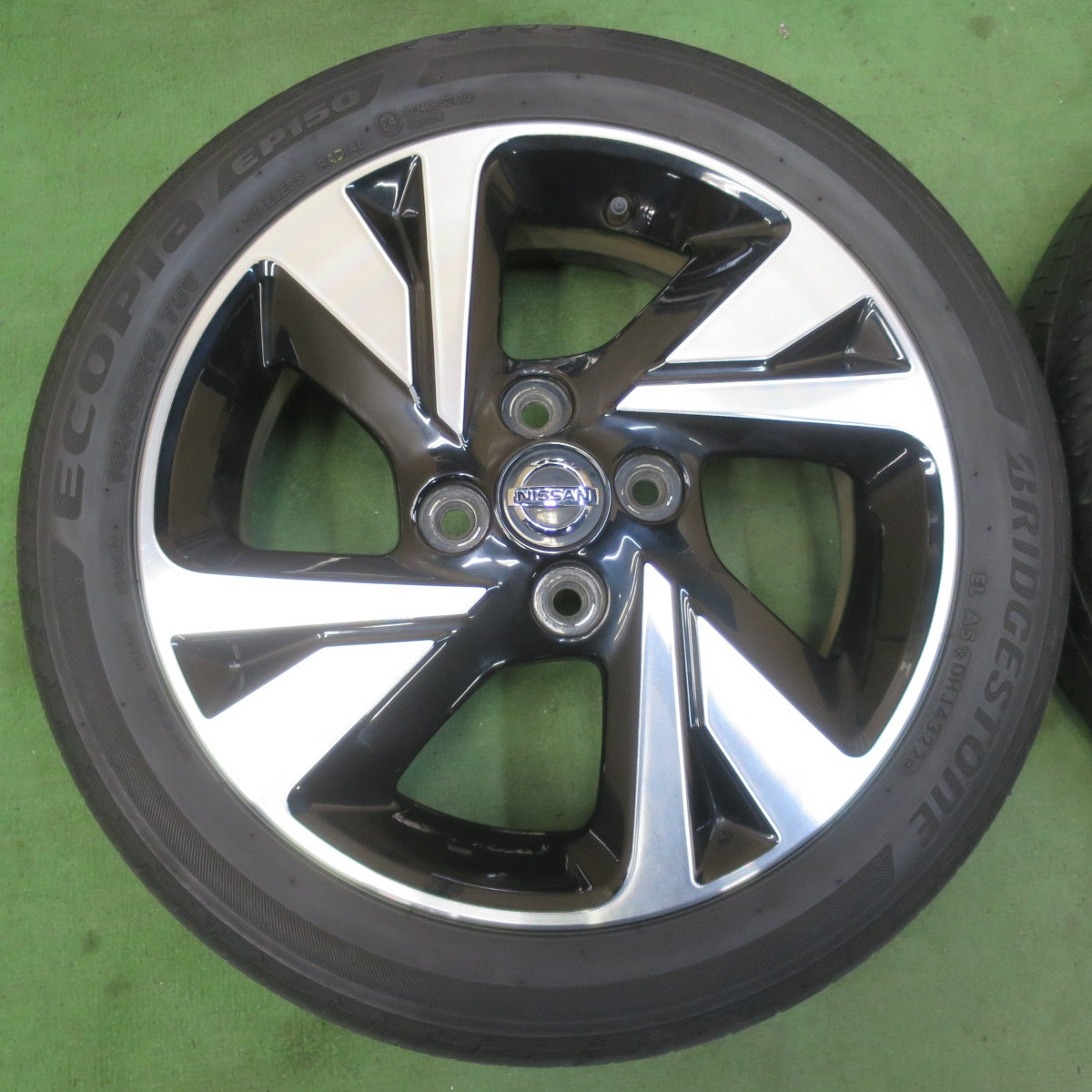 キレイ！22年★日産 デイズ ルークス 純正 165/55R15 ブリヂストン エコピア EP150 15インチ PCD100/4H★6030308イノ