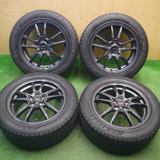 [送料無料] キレイ★86 BRZ 等 205/55R16 スタッドレス ケンダ KR36 アイステック ネオ ZACK JP-520 MONZA ザック 16インチ PCD100/5H★5020505Hス