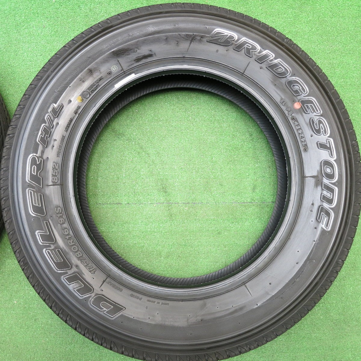 新車外し！25年★ジムニー 等 175/80R16 ブリヂストン デューラー H/L 852 DUELER タイヤ 16インチ★5123102HAノタ