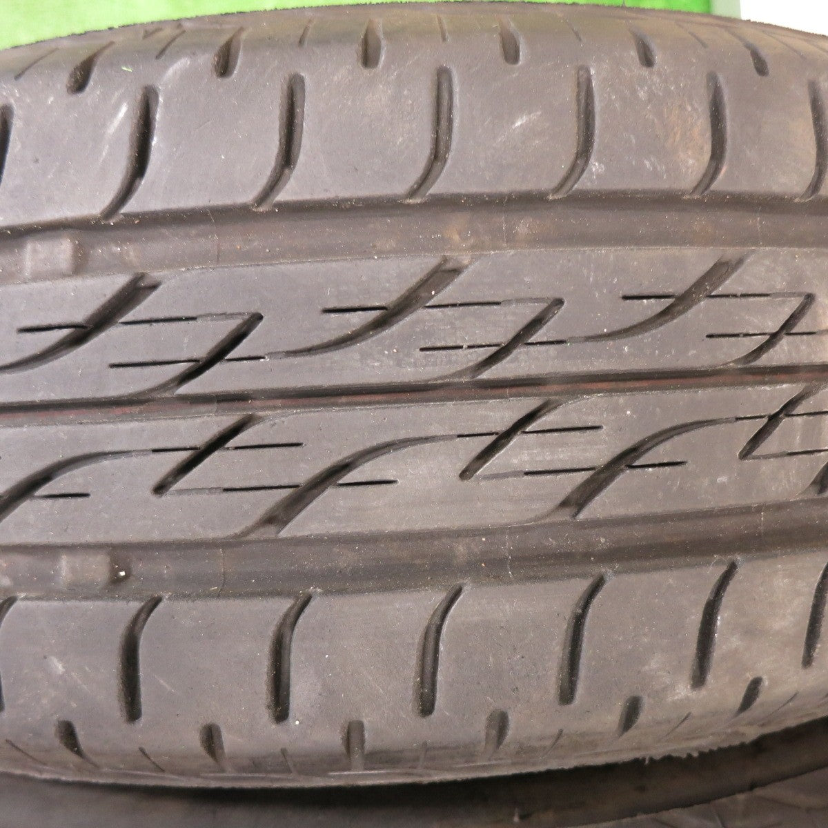 [送料無料] バリ溝！21年！キレイ！8.5分★ダイハツ タント カスタム 純正 155/65R14 ブリヂストン ネクストリー エコピア 14インチ PCD100/4H★4121807TNノ