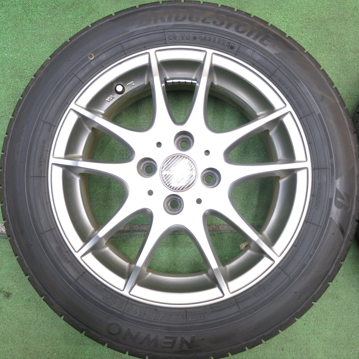 バリ溝！25年！ほぼ10分★175/65R15 ブリヂストン NEWNO SCHNEIDER シュナイダー ニューノ 15インチ PCD100/4H★6053007HAノ
