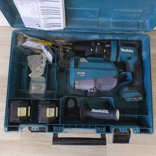 [送料無料] ★マキタ makita 18mm 充電式ハンマドリル HR182DZKV 18V　バッテリ2個 付★