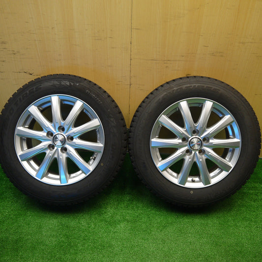 バリ溝！23年！キレイ！9分！2本★プリウス シエンタ 等 185/65R15 スタッドレス トーヨー オブザーブ GIZ2 JOKER ジョーカー 15インチ PCD100/5H★5101701Hス