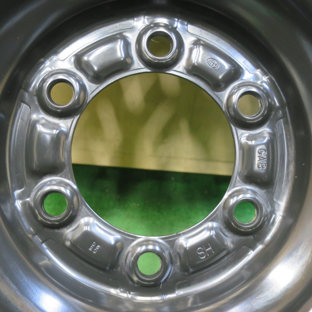 新車外し！26年◎トヨタ 200系 ハイエース 純正 スチール 195/80R15 107/105S ブリヂストン エコピア RD613 15インチ PCD139.7/6H◎6081107IMノ