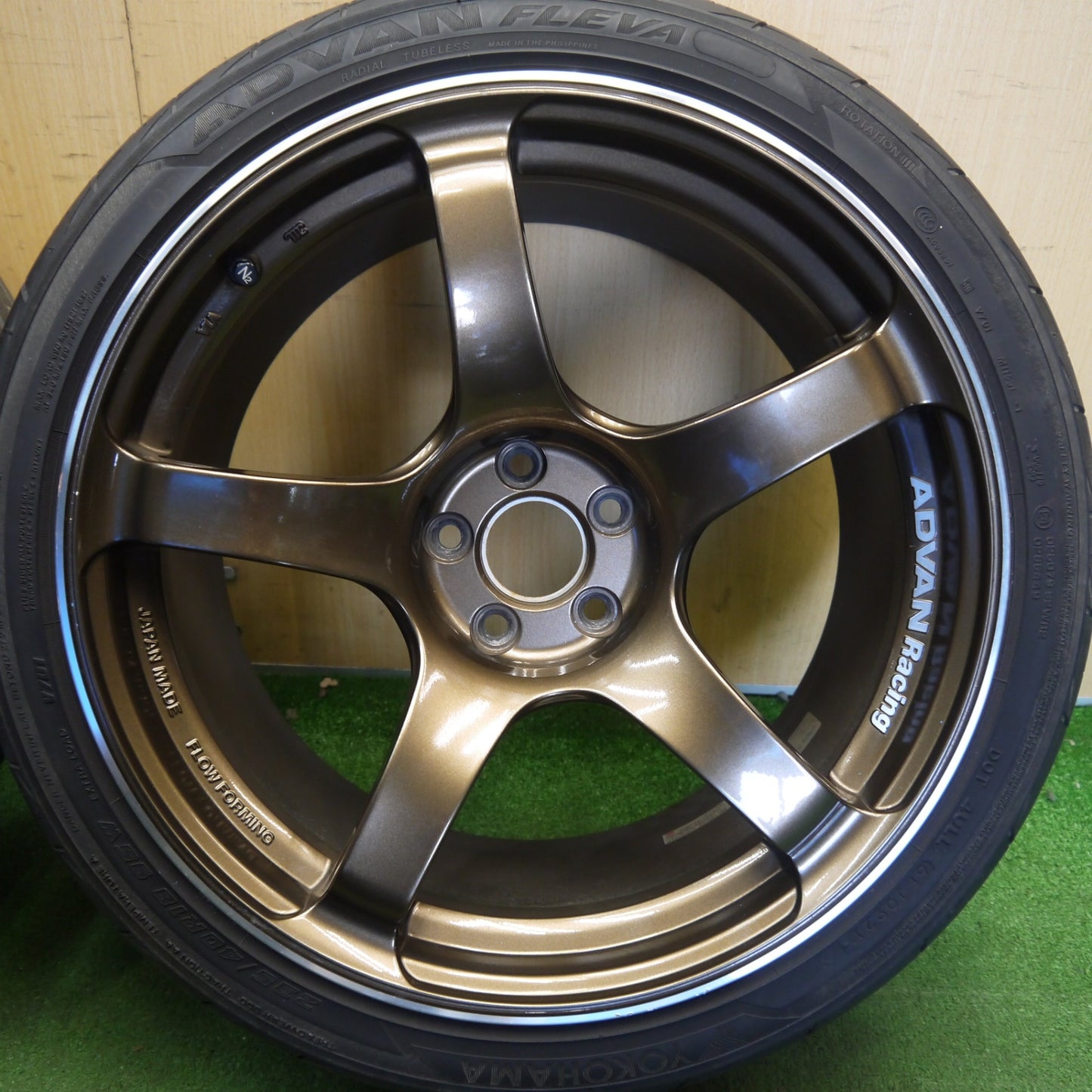 4本価格★BRZ 86 等 ADVAN Racing TC-4 225/40R18 235/40R18 ヨコハマ ADVAN FLEVA アドバン レーシング 18インチ PCD100/5H★6042105Hノ
