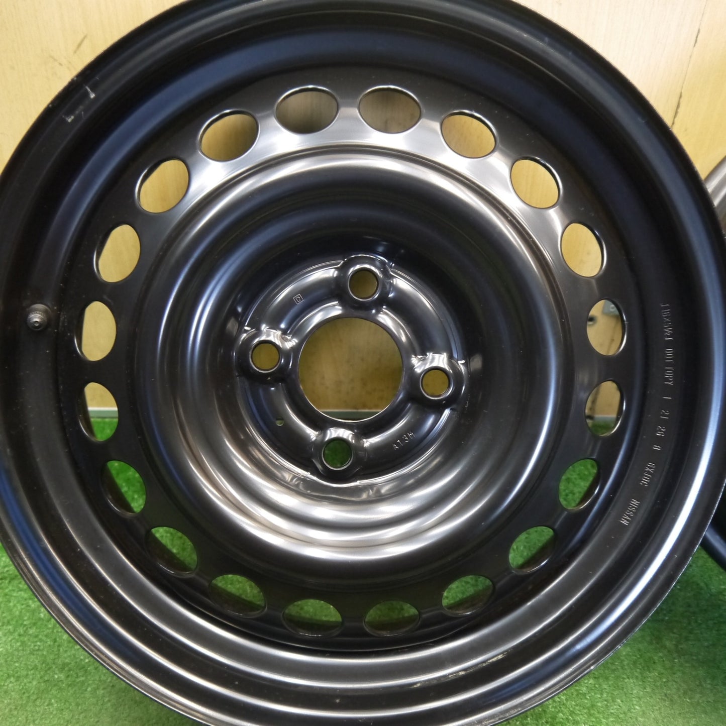 新車外し★日産 E13 ノート 純正 スチール ホイール 16インチ 16×5.5J PCD100/4H★6051908Hホ