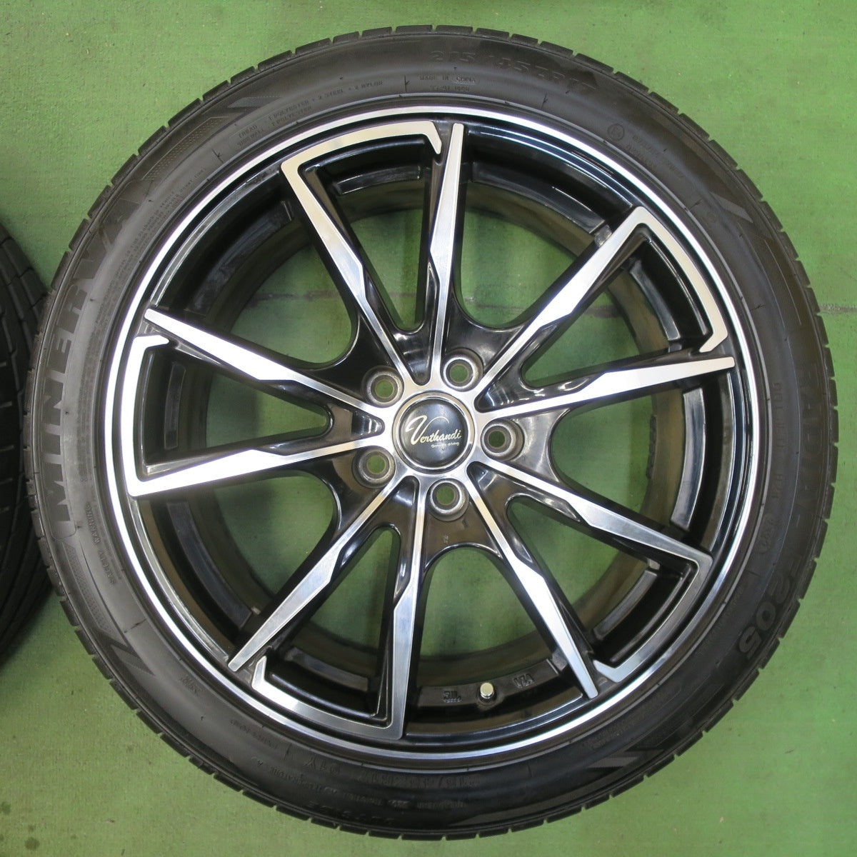 バリ溝！22年！キレイ！9分★プリウス 等 215/45R17 ミネルバ ラジアル F205 Verthandi ヴェルザンディ ヴェルサンディ 17インチ PCD100/5H★5081902TTノ