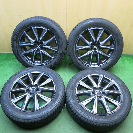4本価格◎マツダ CX-5 純正 225/55R19 スタッドレス ブリヂストン ブリザック DM-V3 19インチ PCD114.3/5H◎6092407HAス