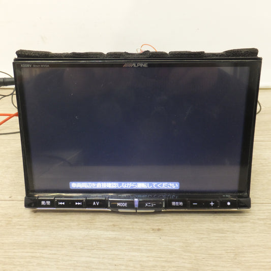 [送料無料] ジャンク★アルパイン ALPINE 8型スーパークリアLED液晶WVGAナビゲーション X008V(42)★