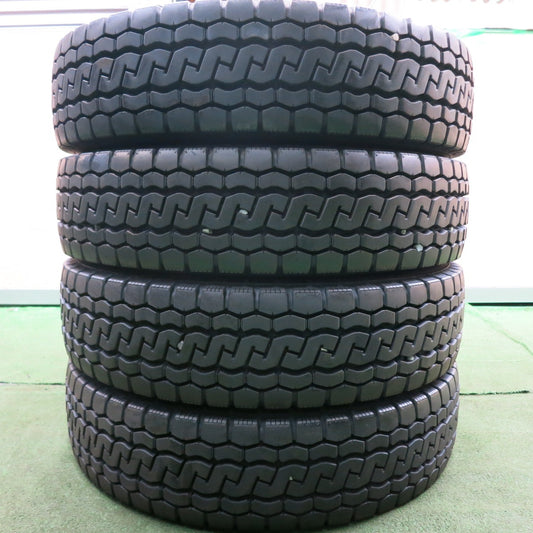*送料無料* バリ溝！20年！8.5分★トラック タイヤ 195/85R16 114/112N ブリヂストン エコピア M812 ミックス オールシーズン 16インチ★4071402HAノタ