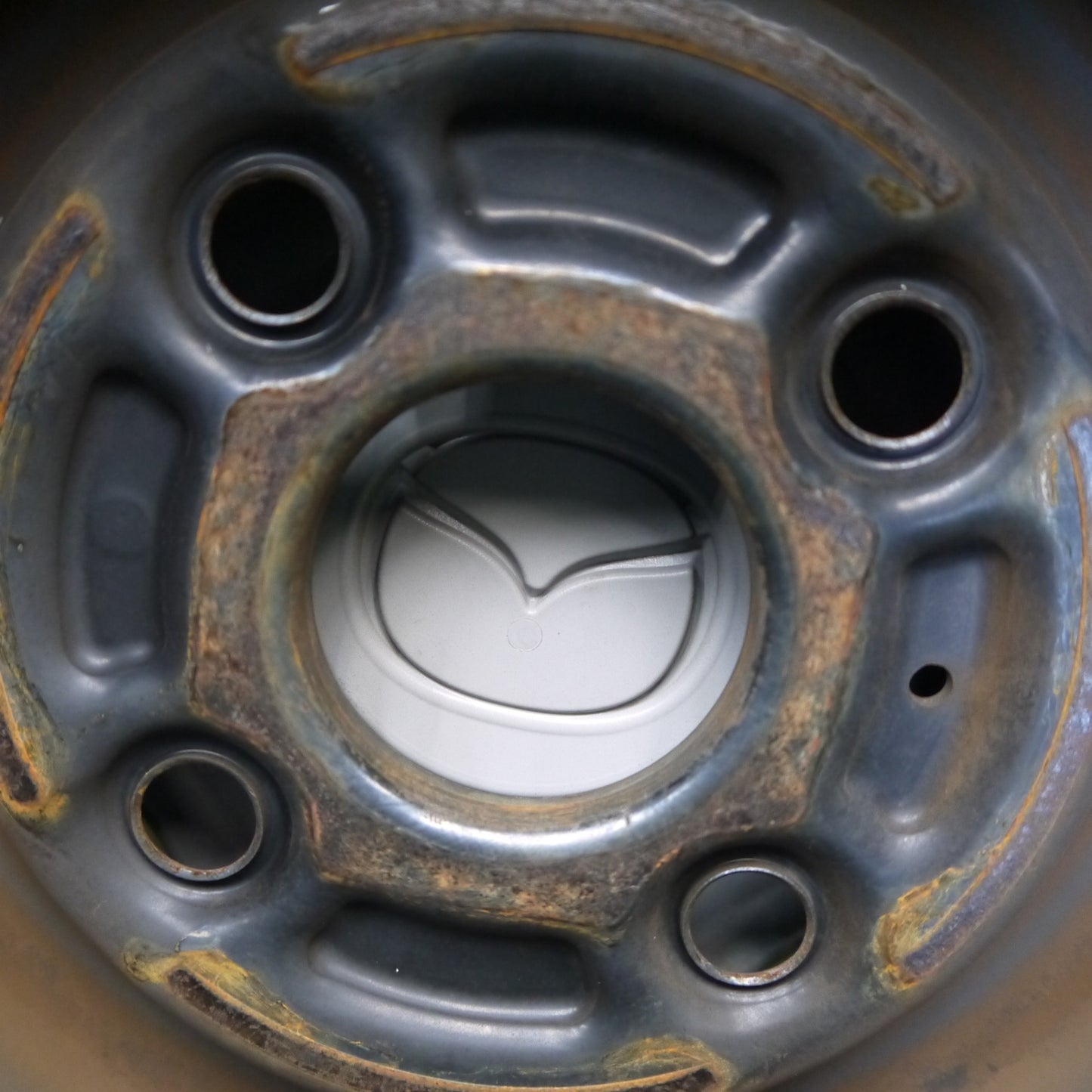 4本価格！25年★マツダ キャロル 純正 スチール 145/80R13 プラクティバ ヨコハマ 13インチ PCD100/4H★6041305Hノ