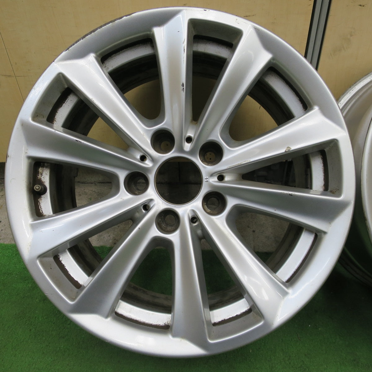2本価格★BMW 5シリーズ F10 F11 純正 ホイール 17インチ 8J×17 PCD120/5H★6031103ナホ