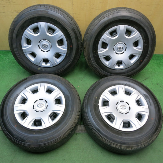 新車外し★トヨタ 200系 ハイエース 純正 スチール 195/80R15 107/105L ブリヂストン RD-613 STEEL 15インチ PCD139.7/6H★5082403HAノ