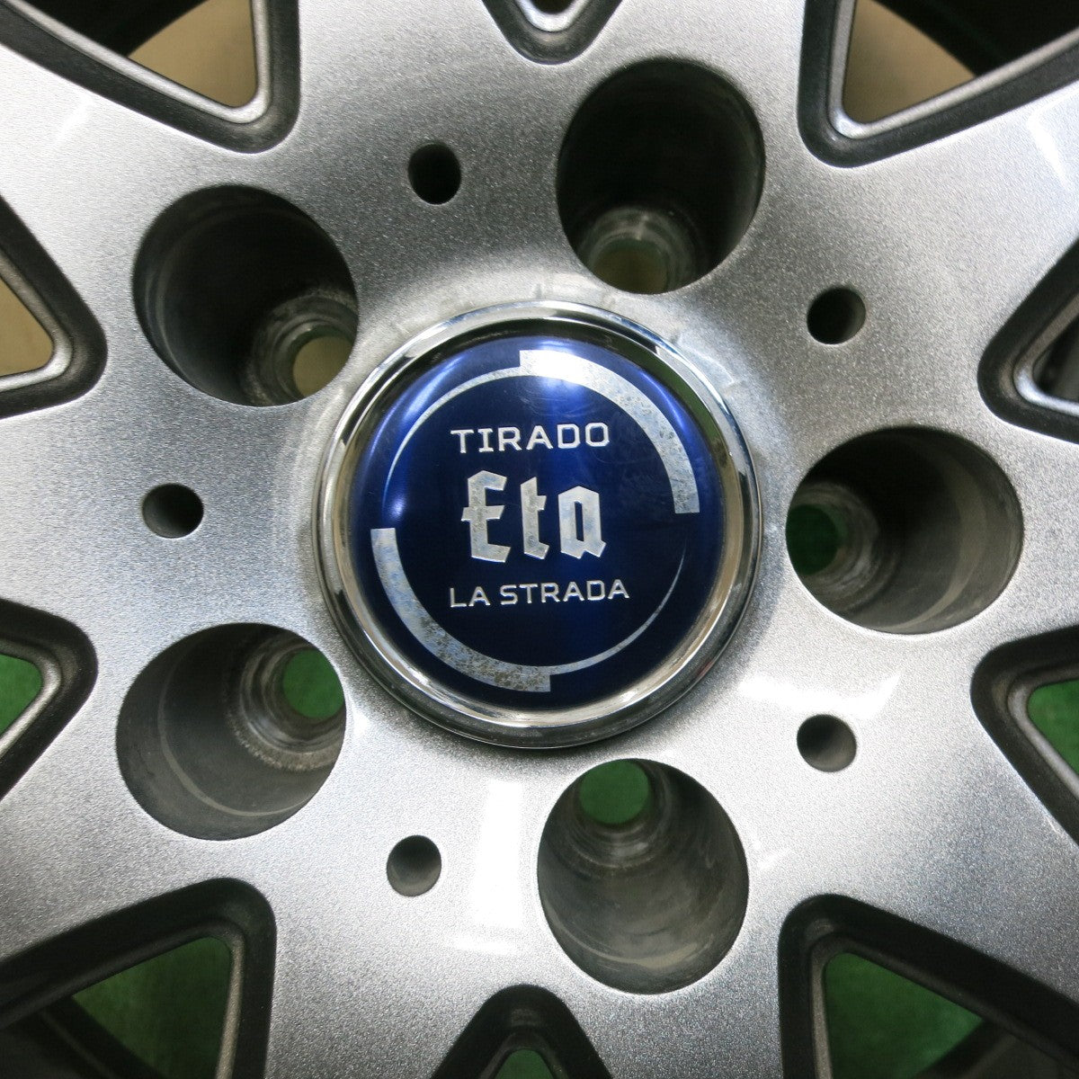 [送料無料] キレイ★TIRADO Eta LA STRADA 阿部商会 ホイール 18インチ 18×7.5J ティラード ラストラーダ イータ PCD114.3/5H★5010802SYホ