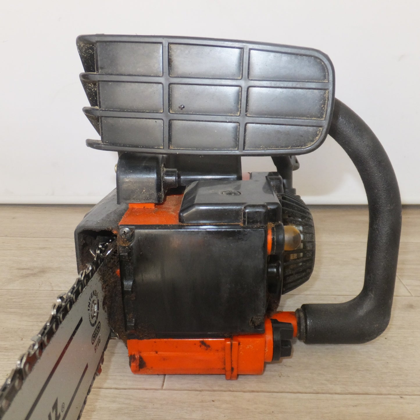 [送料無料] ジャンク★タナカ tanaka エンジンチェーンソー ECS-3359　チェン 91PX-52E　3軸合成値 9.3m/s2★