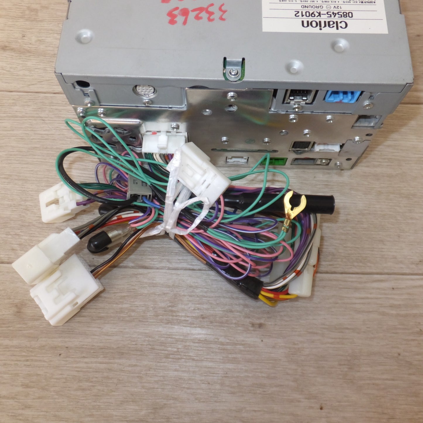 [送料無料] ★クラリオン製 ダイハツ 純正 ワイド7型 HDD DVD タッチパネル AV-Naviシステム NHDC-W57 08545-K9012(10)★