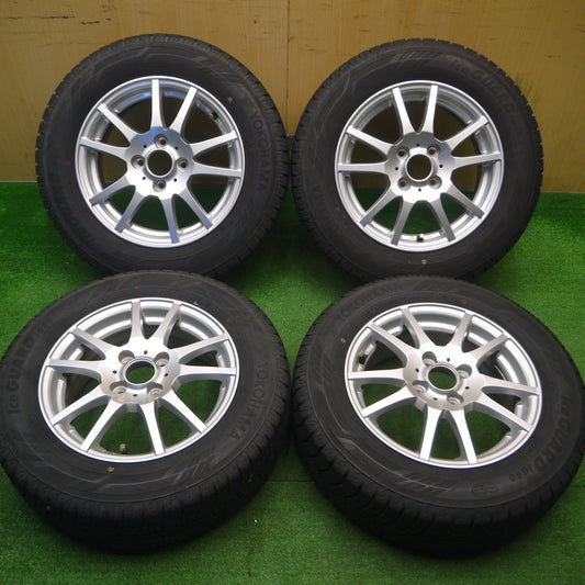 [送料無料] バリ溝！22年！キレイ！9分★スタッドレス 175/70R14 ヨコハマ アイスガード iG60 weds ウェッズ 14インチ PCD100/4H★4103003Hス