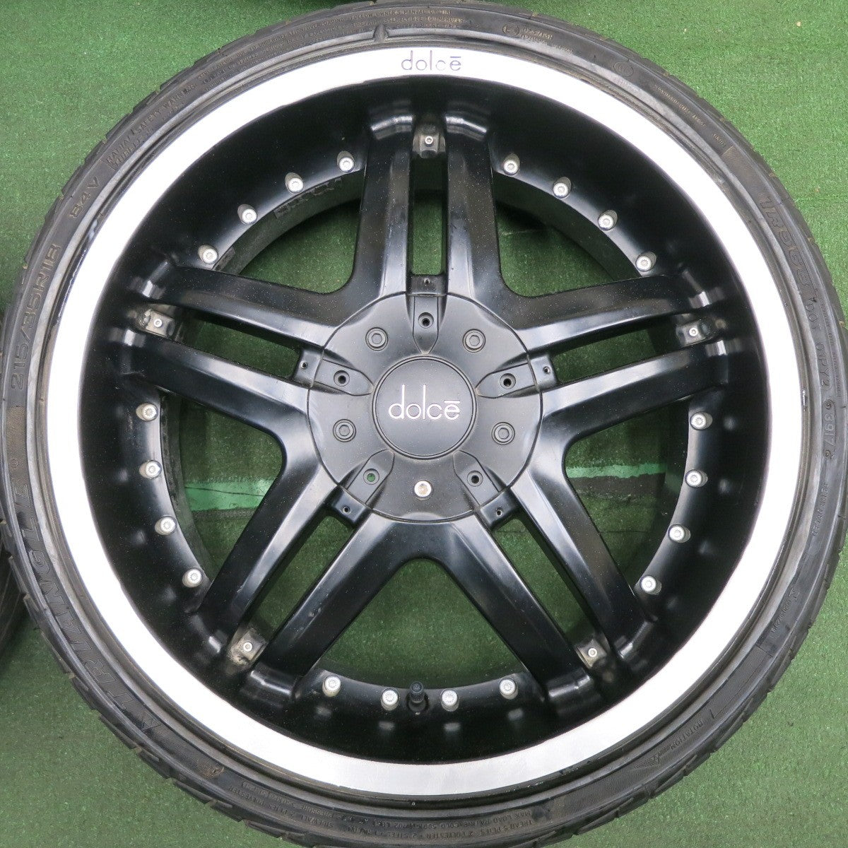 *送料無料* 4本★dolce 215/35R18 トライアングル TR968 ナンカン NS-20 ドルチェ 18インチ PCD100 114.3/4H マルチ★4032416HAノ