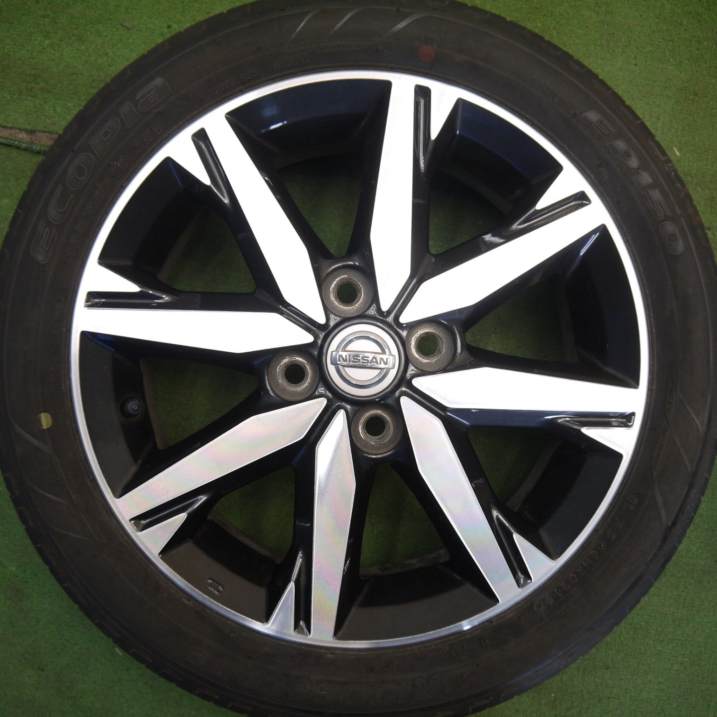 4本価格★日産 デイズ ルークス ハイウェイスター 純正 165/55R15 ブリヂストン エコピア EP150 15インチ PCD100/4H★6042406Hノ