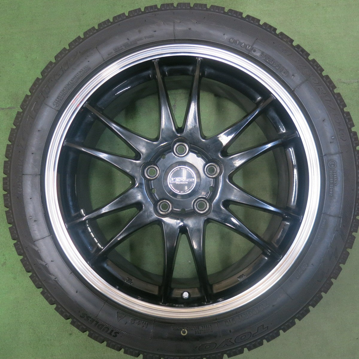 バリ溝！21年！キレイ！9.5分★スタッドレス 215/50R17 トーヨー ガリット GIZ X CROSS SPEED PREMIUM クロススピード 17インチ PCD114.3/5H★5120105SKス