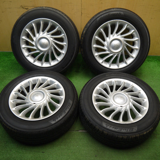 [送料無料] バリ溝！9分★トヨタ bB 純正 185/65R15 ヨコハマ ブルーアース AE01 15インチ PCD100/4H★5040702Hノ