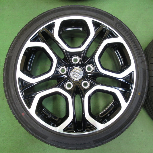 [送料無料] 新車外し！24年！1本★スズキ ZC33S スイフト スポーツ 純正 195/45R17 コンチネンタル コンチスポーツ コンタクト5 PCD114.3/5H★5041006イノ(3)