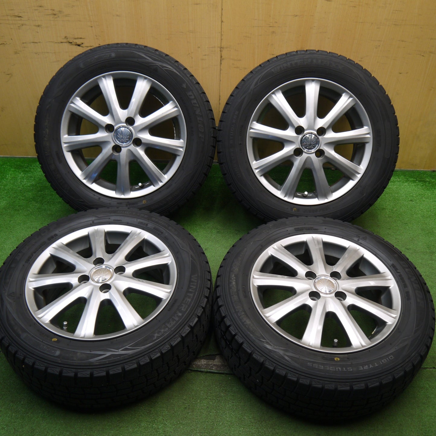 4本価格★スタッドレス 185/65R15 ダンロップ ウインターマックス WM01 STYTZ 15インチ PCD100/4H★5053001Hス