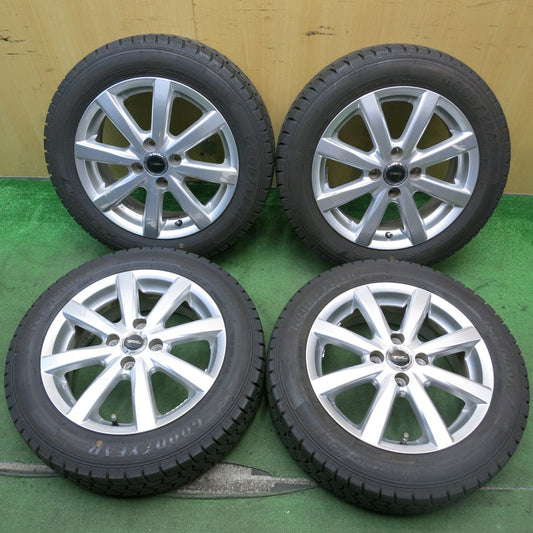 バリ溝！24年！ほぼ10分★スタッドレス 165/65R15 グッドイヤー アイスナビ7 TOPRUN トップラン 15インチ ソリオ ハスラー 等 PCD100/4H★5080907HAス