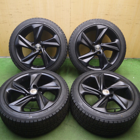 *送料無料* バリ溝！9.5分★トヨタ 220系 クラウン RS 純正 225/45R18 スタッドレス ダンロップ ウインターマックス WM02 PCD114.3/5H★4061009Hス