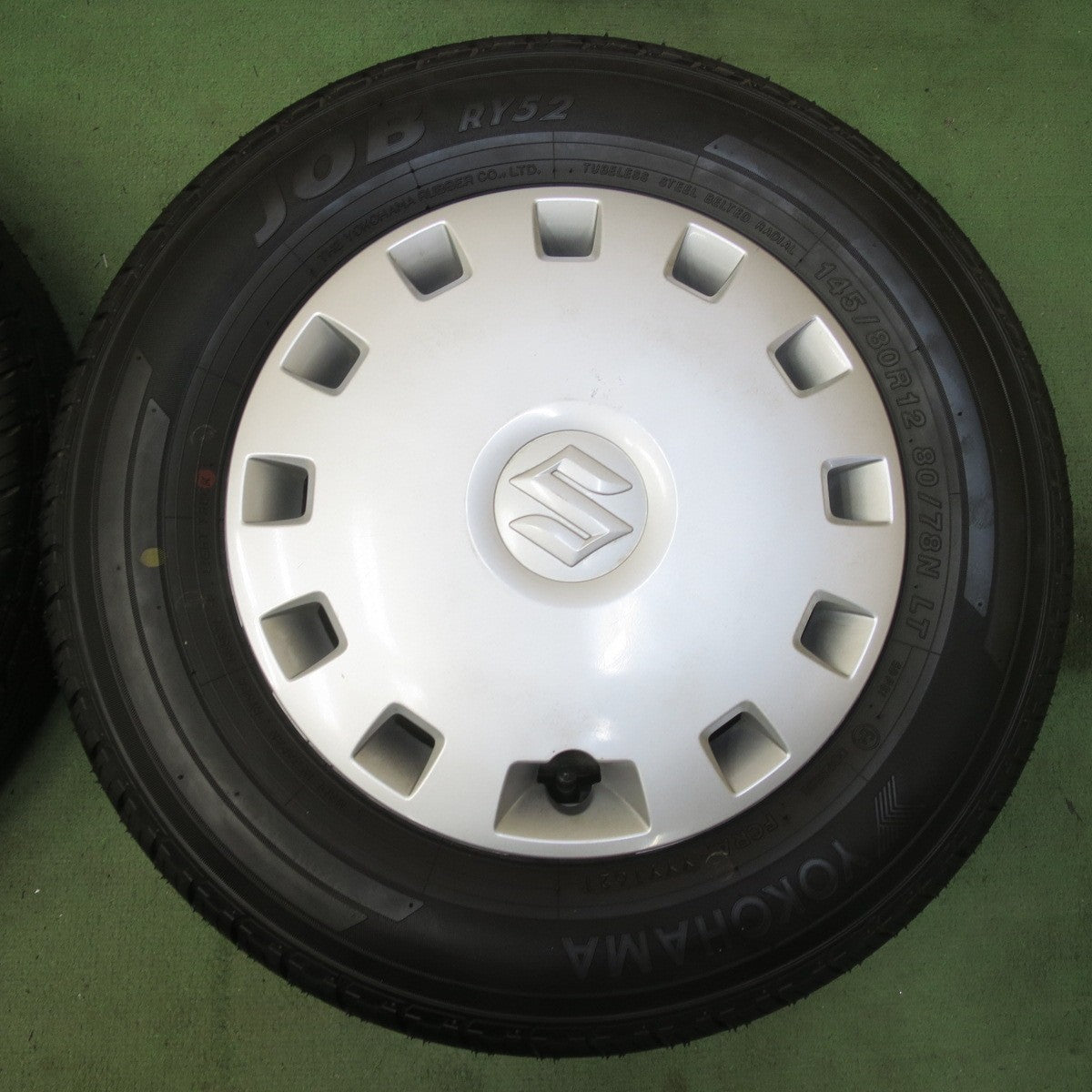 ほぼ未使用！キレイ★スズキ エブリイ 純正 スチール 145/80R12 80/78N ヨコハマ JOB RY52 12インチ PCD100/4H★6052201イノ