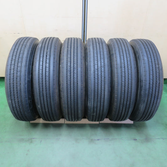 新車外し！25年！6本★トラック タイヤ 225/80R17.5 123/122N ダンロップ SP330K 17.5インチ★6061006イノタ