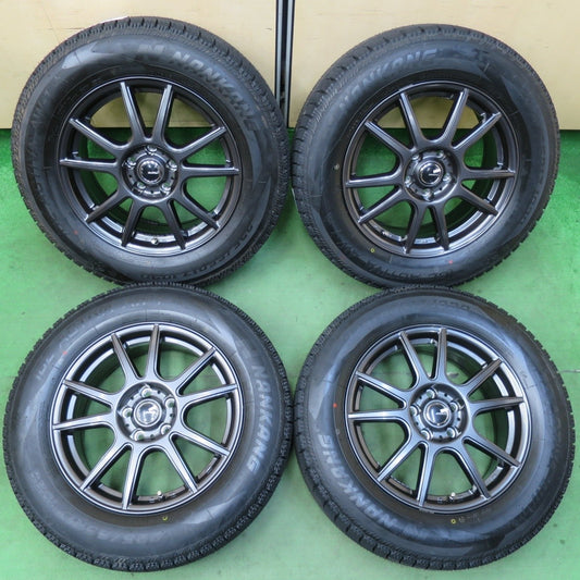 未使用！22年★スタッドレス 225/65R17 ナンカン アイスアクティバ AW-1 EMBELY 17インチ PCD114.3/5H★5021505イス