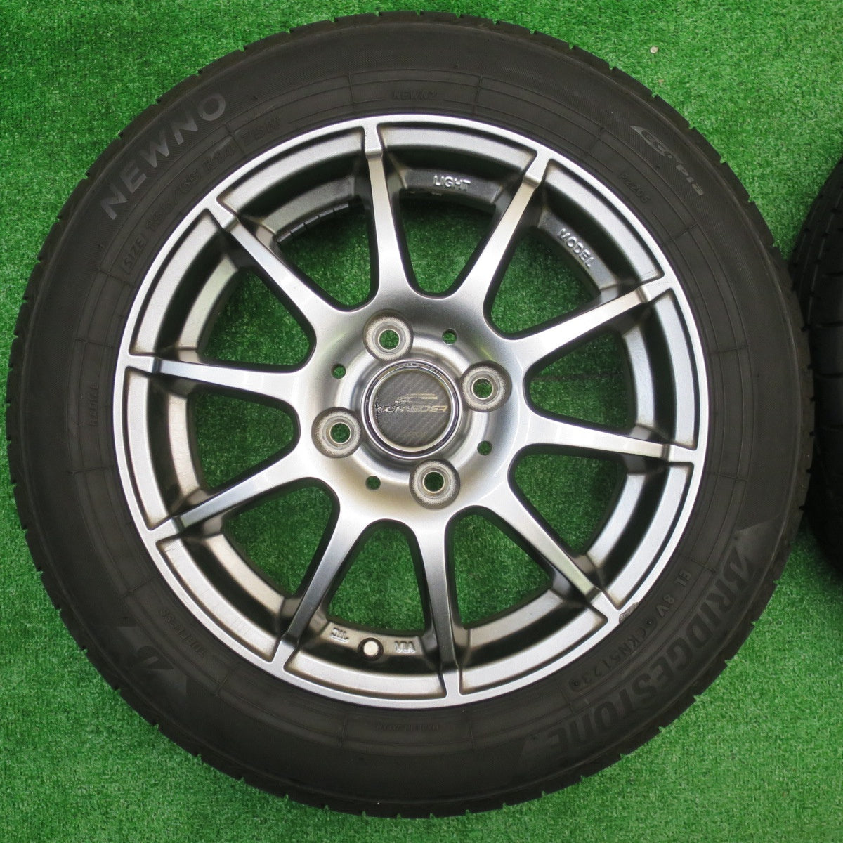 4本価格！23年★155/65R14 ブリヂストン NEWNO SCHNEIDER ATECH シュナイダー 14インチ ニューノ PCD100/4H★5101101NJノ