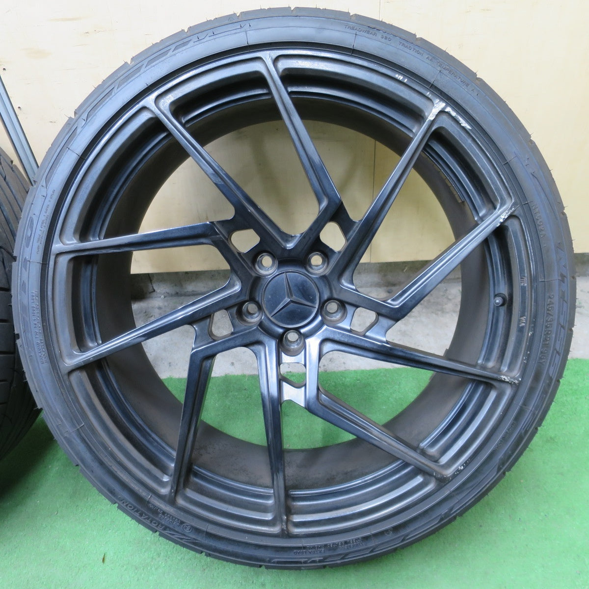 バリ溝！25年！ほぼ10分★ベンツ 等 T&T FORGED 245/35R21 285/30R21 ニットー NT555 G2 invo コンチネンタル コンチスポーツコンタクト 5P 21インチ PCD112/5H★6032002ナノ