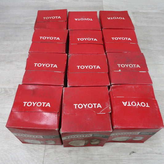 [送料無料] 未使用!12個まとめ売り!◆トヨタ 純正 パーツ オイル エレメント フィルター 15601-44011◆