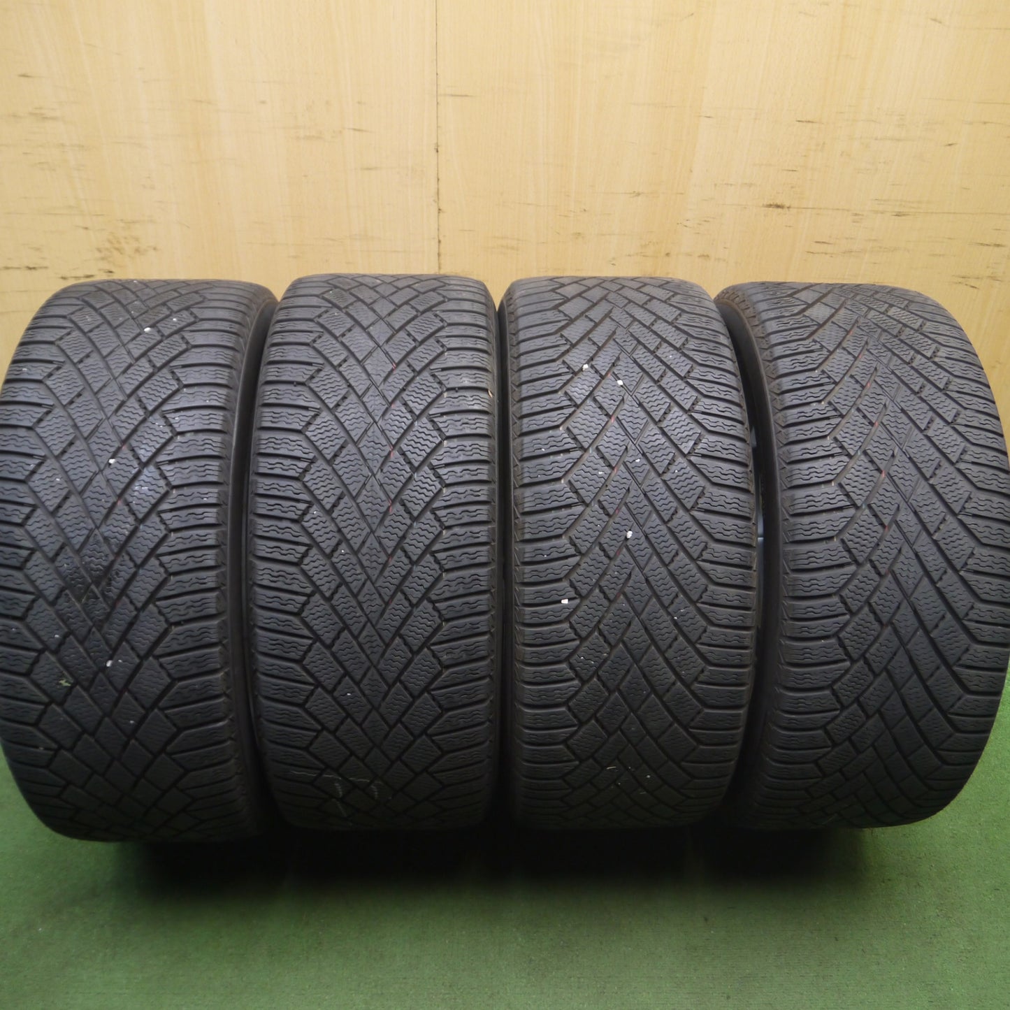 *送料無料* キレイ★アウディ A5 純正 245/40R18 スタッドレス コンチネンタル バイキング コンタクト7 18インチ PCD112/5H★4061904Hノ
