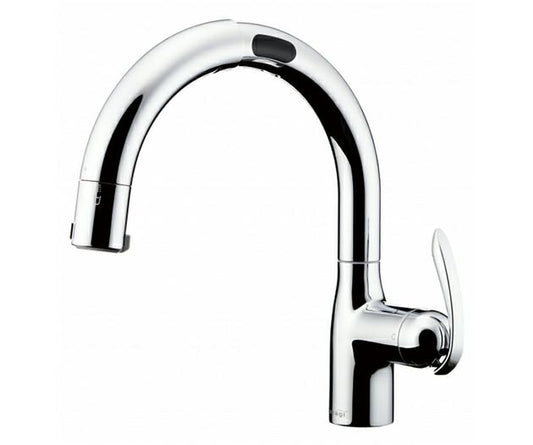 [送料無料] 未使用☆Takagi タカギ タッチレス 蛇口 一体型 浄水器 LC122MN-3NT8-02 台付 シングル 13 シャワー☆