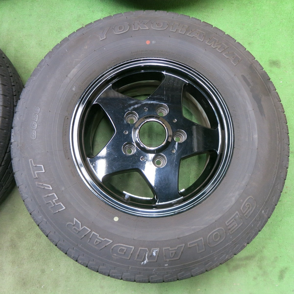 4本価格！23年★ランクル 等 275/70R16 ヨコハマ ジオランダー H/T G056 社外 アルミ 16インチ PCD150/5H★6011201ナノ